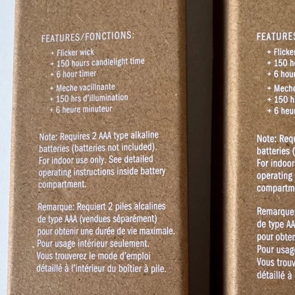 Bundle of two Pottery Barn Cream Spiral Candles - Picture 5 of 7